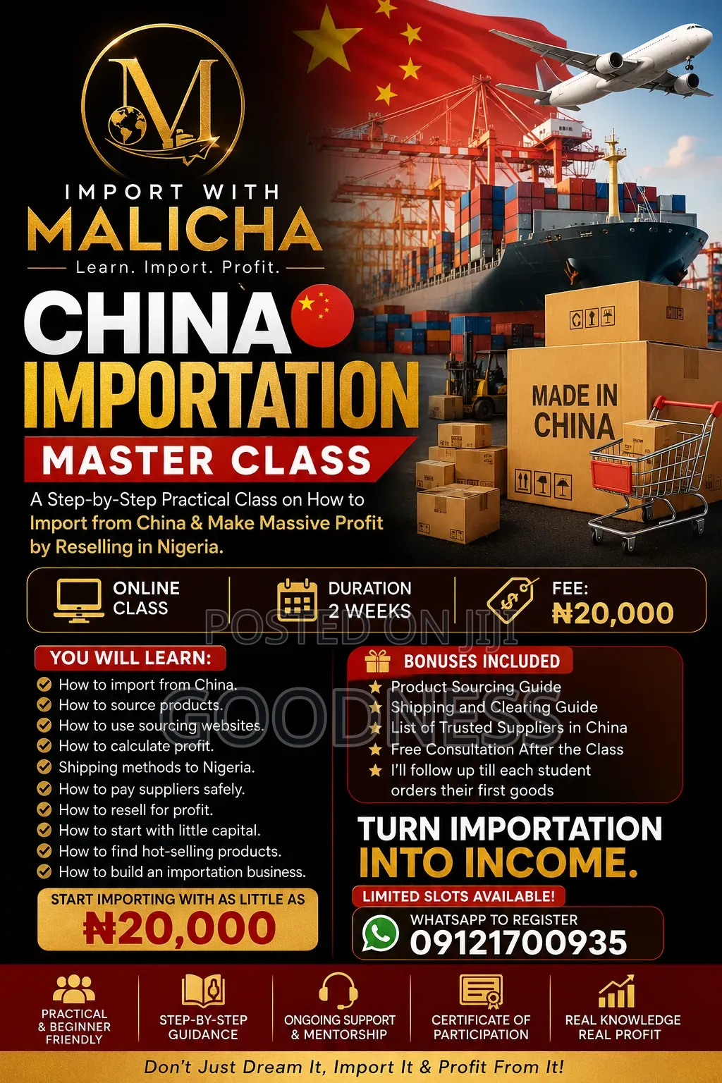 China Importation Master Class