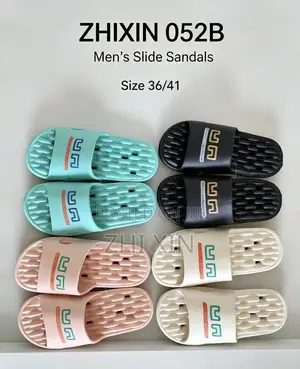 ZHIXIN 052B Unisex Hollow EVA Bath Slides Sizes 36-41
