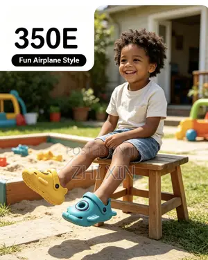 ZHIXIN 350E Kids Rocket Clogs EVA Sandals Sizes 19-24