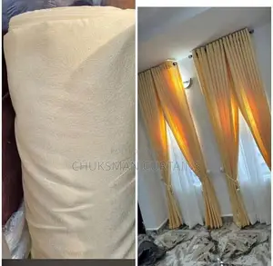 Thick Milk Colour Curtain.