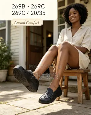ZHIXIN 269 Series Women Hollow EVA Loafers Two Size Ranges