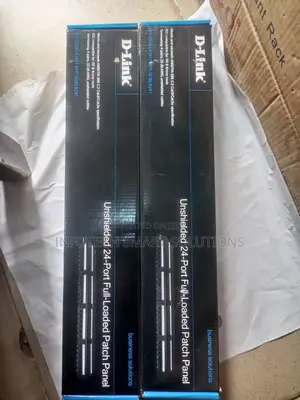 D-Link Cat6 24-Port Patch Panel – Professional Network Rack Solution