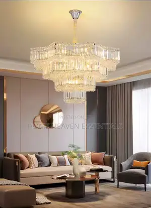 Modern Luxury Living Room Crystal Chandelier