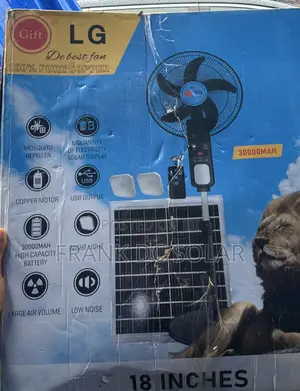 Gift LG Rechargeable Solar Fan