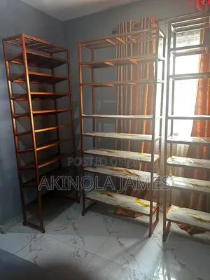 Golden Iron Shelves