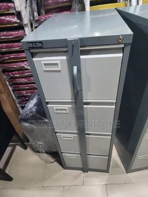 Executive Office Cabinet With Four Drawers.