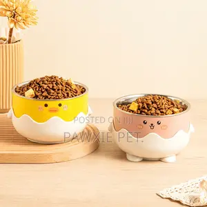 BOWL Nunbell Pet Bowl With Stainless for Small Breeds