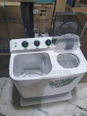 Syinix 8.5KG Twin Tub Washer – Fast Spin Drying