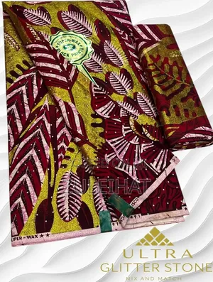 Stoned Embellished Gold Ankara