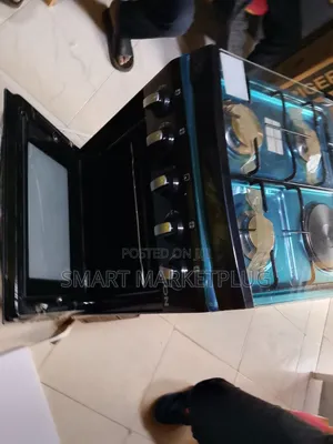 Brand New Aeon 3+1 Electric Burner Gas Cooker With Oven Lamp Black