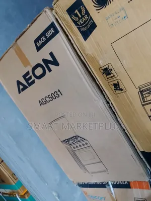 Original Aeon 3+1 Electric Burner Gas Cooker With Oven Glass+tray