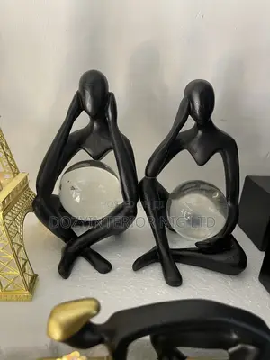 Crystals Thinker Decor