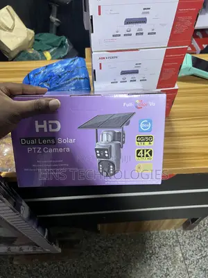 Ubox Dual Lens Solar PTZ 4g Camera