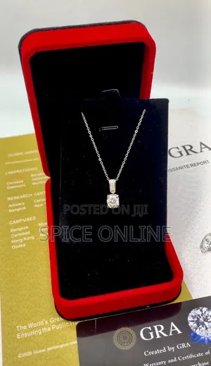 VVS Moissanite Diamond Necklace  