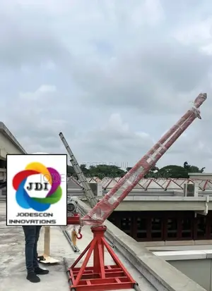 Portable Mini Construction Crane / Rooftop Material Hoist Lift