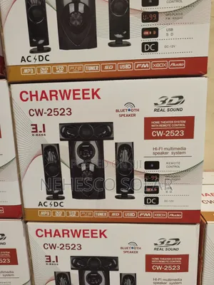 Charweek AC/DC Sound System – Powerful Bass That Fills Every Room