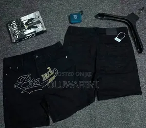 Luxury Mens Short Baggy Jeans
