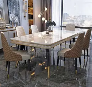Luxury Marble Top Dining Set