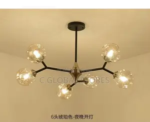 6glass Nordic Chandelier