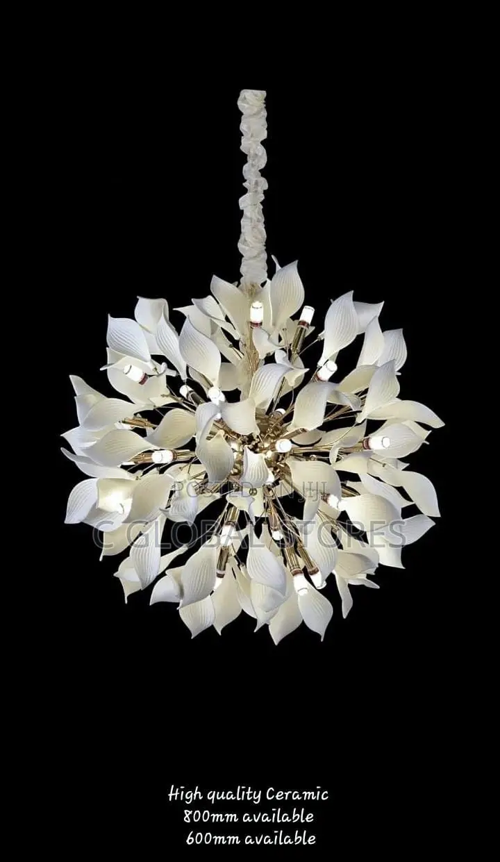 Ceramic White Corona Light