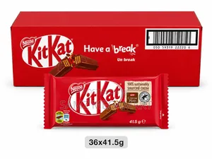 Nestlé KitKat 4 Finger Milk Chocolate Wafer Bars 36 X 41.5g