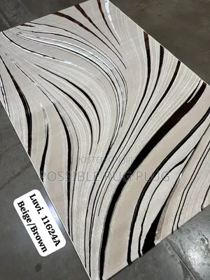 Luvi Beige Brown Center Rug