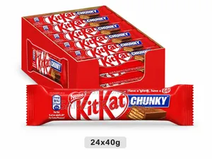 Nestlé KitKat Chunky Milk Chocolate Wafer Bars 24 X 40g