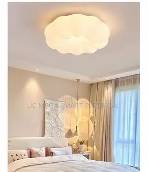 Wabi Sabi Silk Ceiling Lamp Modern Cloud Ceiling Light Kids RoomParlor