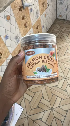 Salmon Crispy Catnip Biscuits for Cats