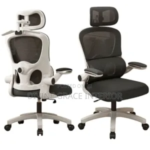 Mesh Office Chair With Flip Arm