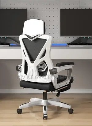 Mesh Office Chair With Footrest