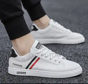 White Leather Sneakers, Super Comfy