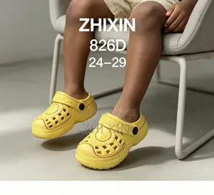 ZHIXIN 826D Kids Hollow EVA Clogs Children Garden Shoes Size 24-29