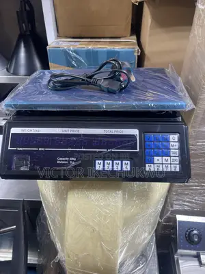 Black Digital Scale Available