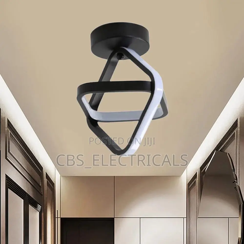 Modern Geometric Flush-Mount LED Ceiling Light – CBS-ELECTRICALS