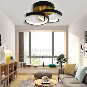 Modern Geometric Flush-Mount LED Ceiling Light – CBS-ELECTRICALS