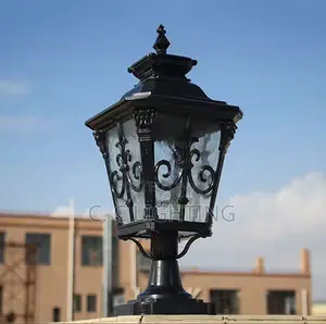 Outdoor Garden Fence Park Pillar Light
