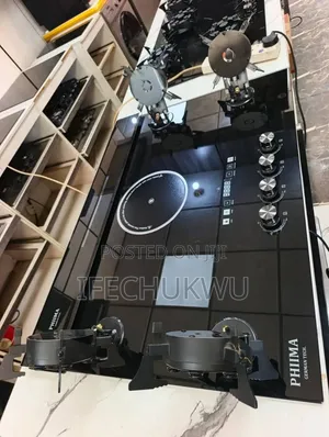 Original Quality PHIIMA Built-in 4+1 Flips Up Gas Electric Cooker.