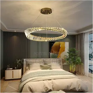 Luxury Crystal Ring Pendant Chandelier