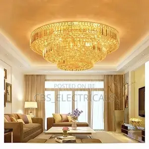 Grand Multi-Tier Crystal LED Chandelier (600mm) – CBS-ELECTRICALS