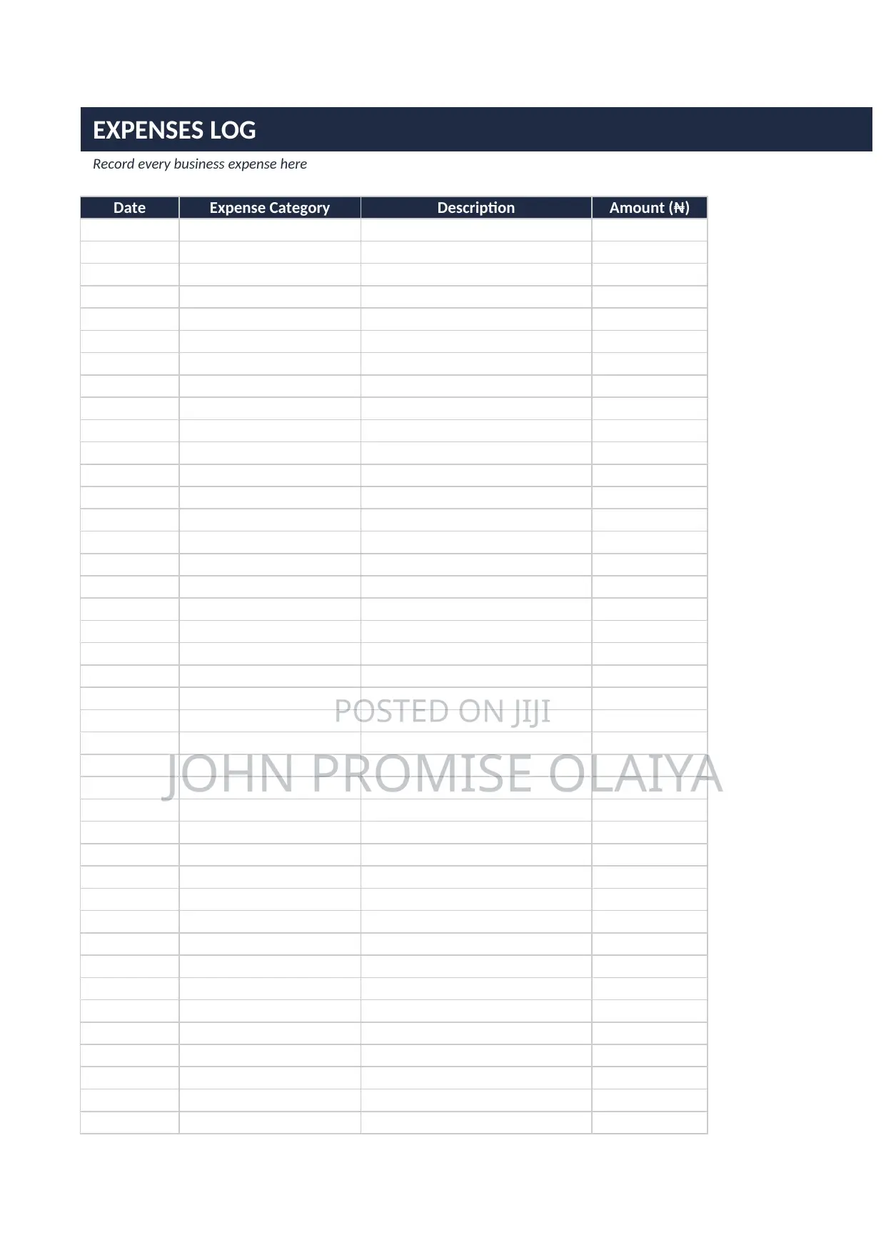 Custom Excel Sales, Inventory Expense Tracker for Small Business