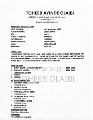 Driving Job