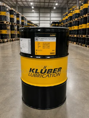 Industrial 200-Liter Drum of KLUBERFLUID C-Pg 10 ULTRA Lubrication