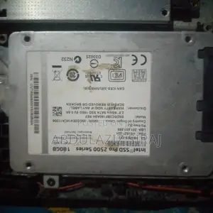 Toshiba 500GB 2.5" Laptop HDD" / "Intel SSD Pro 2500 180GB