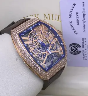 High Quality Luxury Franck Muller Leather Wristwatch