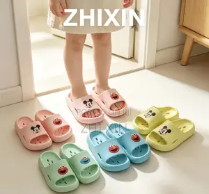 ZHIXIN Model 051C 051B Cartoon Kids Drainage EVA Slides