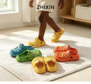 ZHIXIN Model 313C Cartoon Bubble Kids EVA Clogs Size 30–35