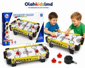 Air Hockey Table Game Powerful Fan 2 Player Sport Toy Kids 3+