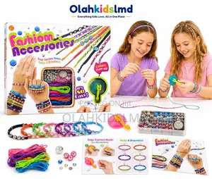 Fashion Accessories Bracelet Making Kit 8 Bracelets Beads Girls 6+