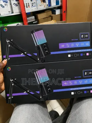 RGB Live Recording Pod Cast Microphone Plug Play